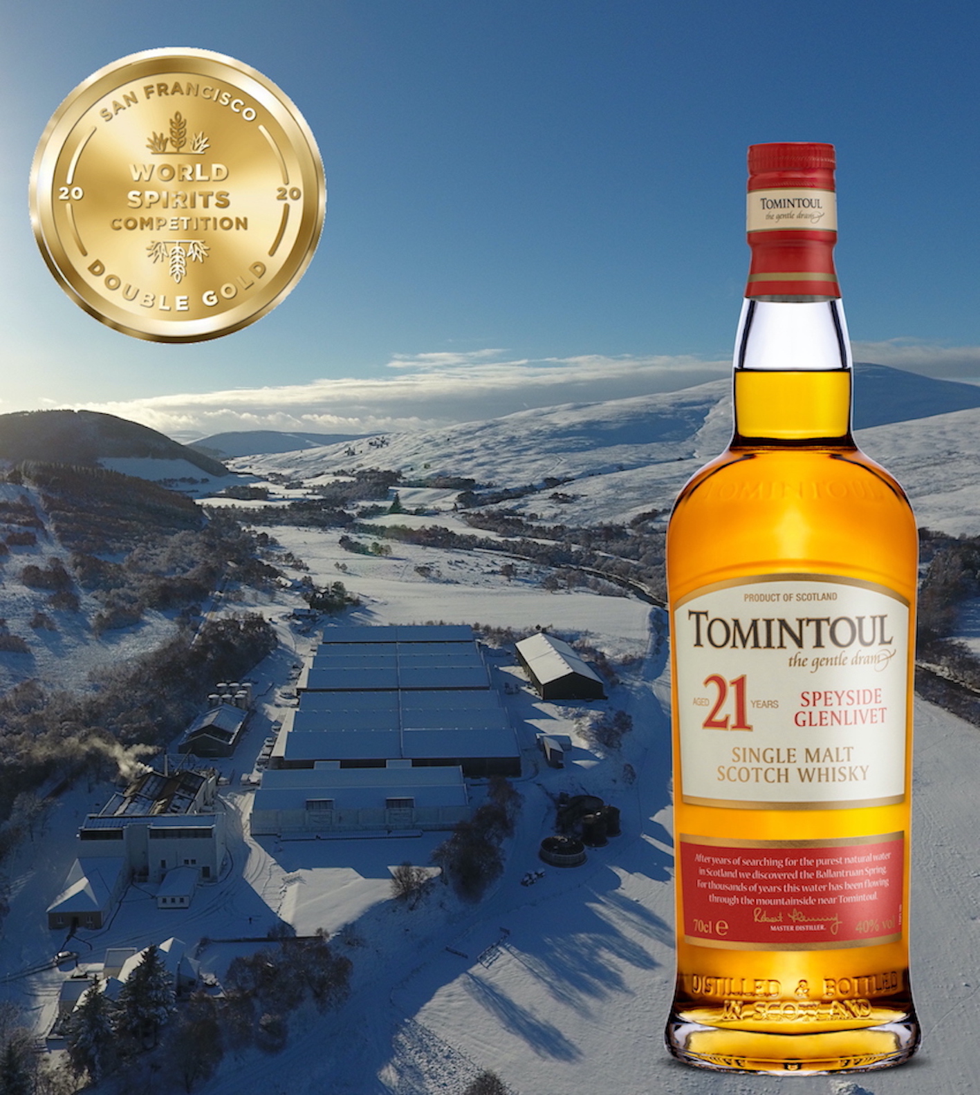 Tomintoul Wins Double Gold Award at San Francisco Spirits Competition