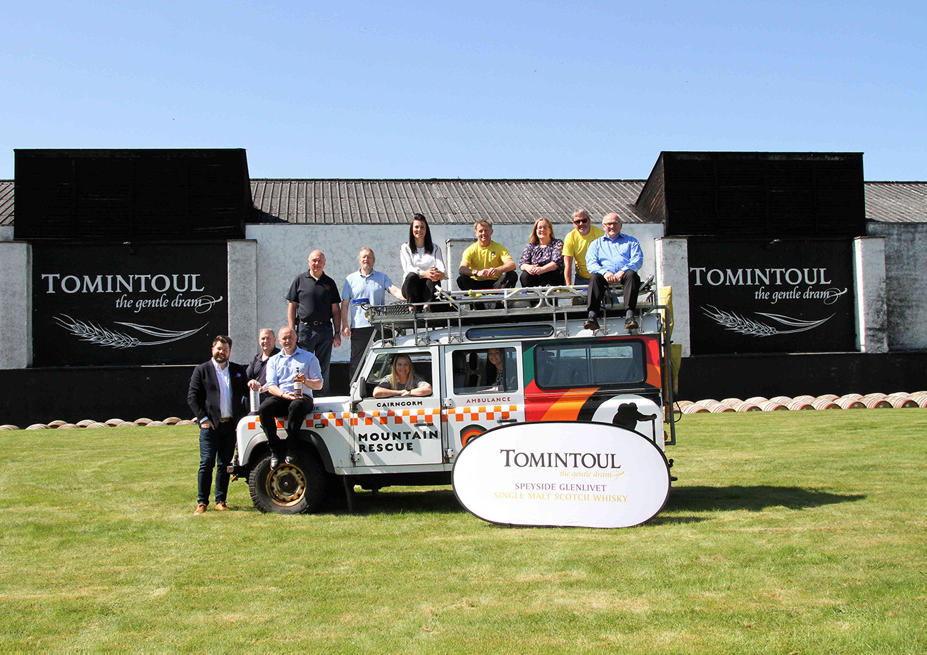 Tomintoul Distillery becomes official partner for Cairngorm Mountain Rescue Team 