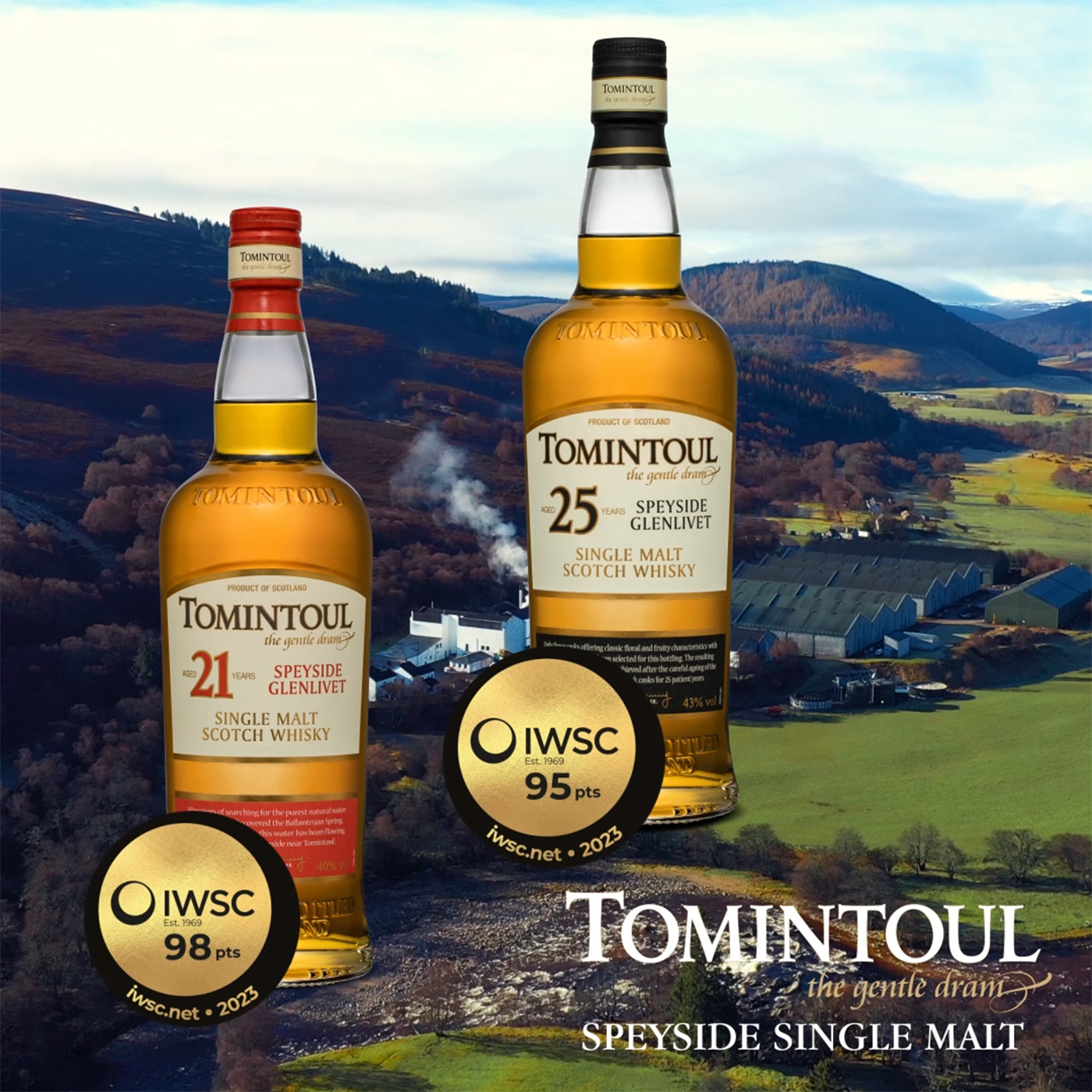 Tomintoul Strikes Gold at IWSC